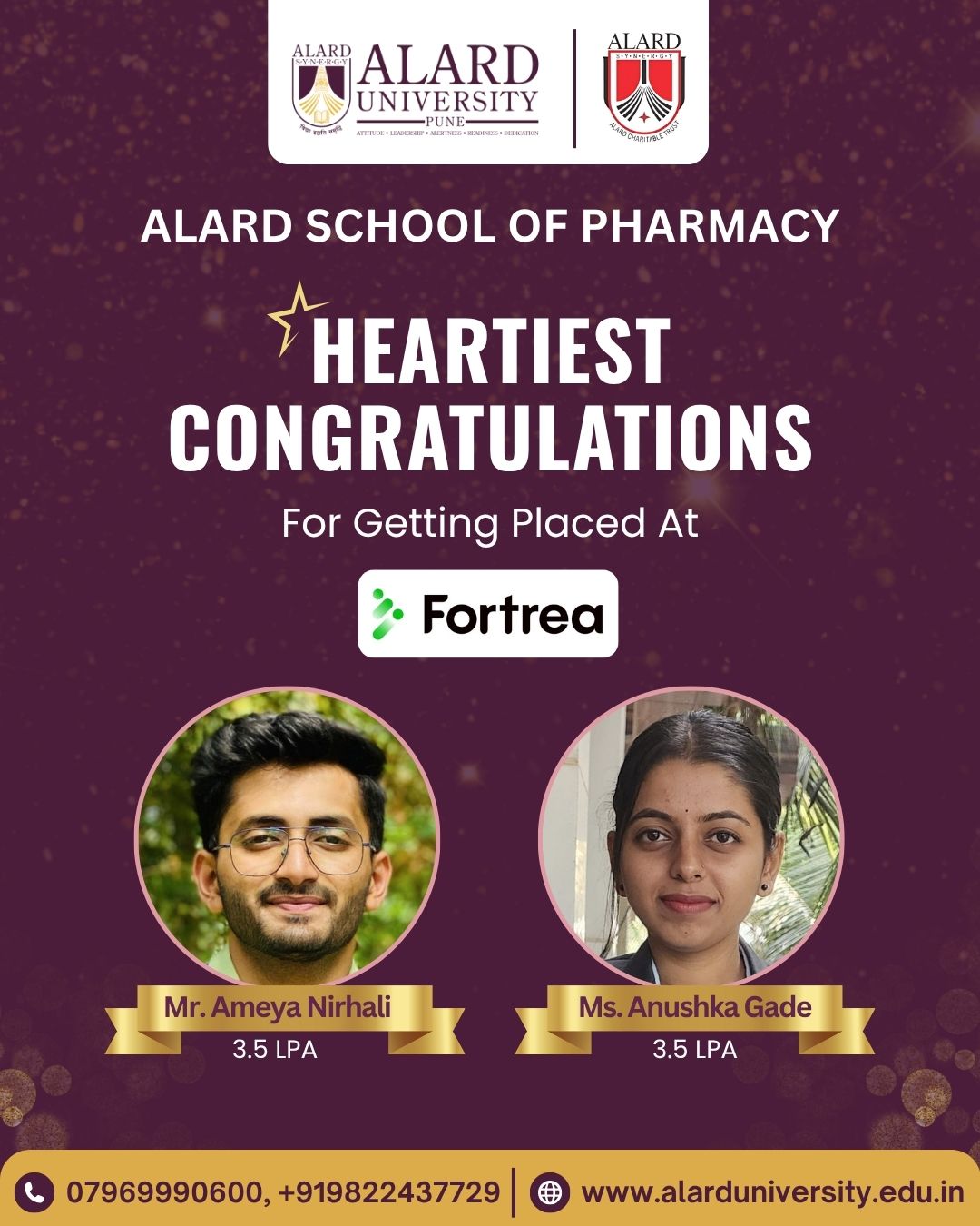 ALARD University Placements Pune | Career Support