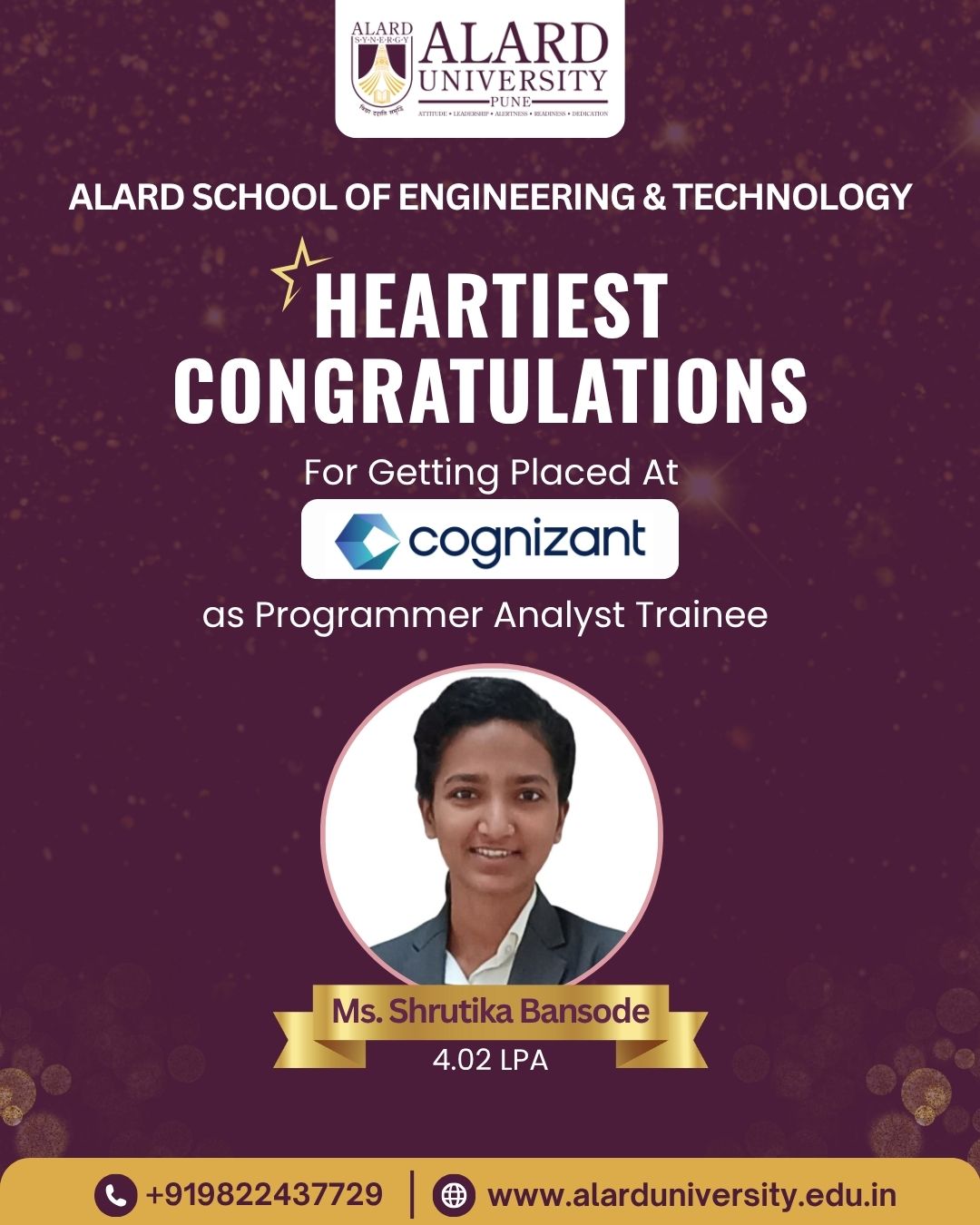 ALARD University Placements Pune | Career Support