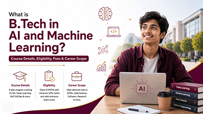 B.Tech AI and Machine Learning Course: Complete Guide 2026