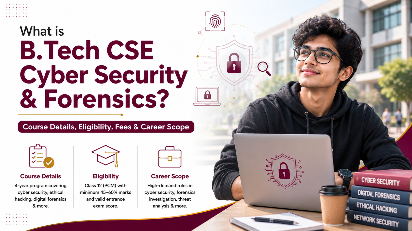 B.Tech CSE Cyber Security and Forensics course