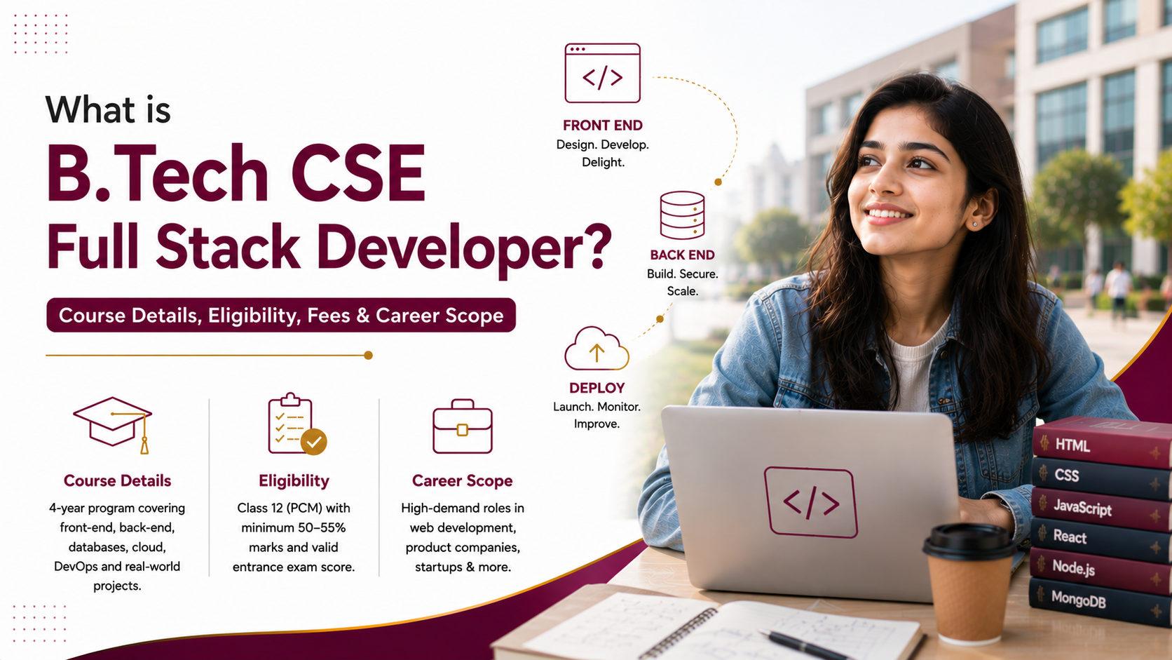B.Tech CSE Full Stack Developer course