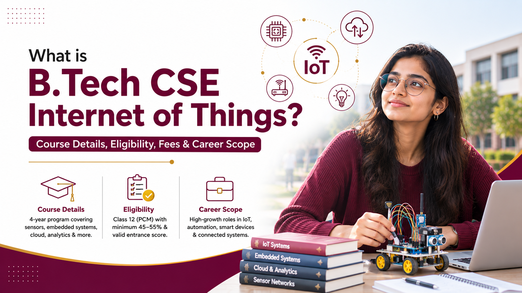 B.Tech CSE Internet of Things course